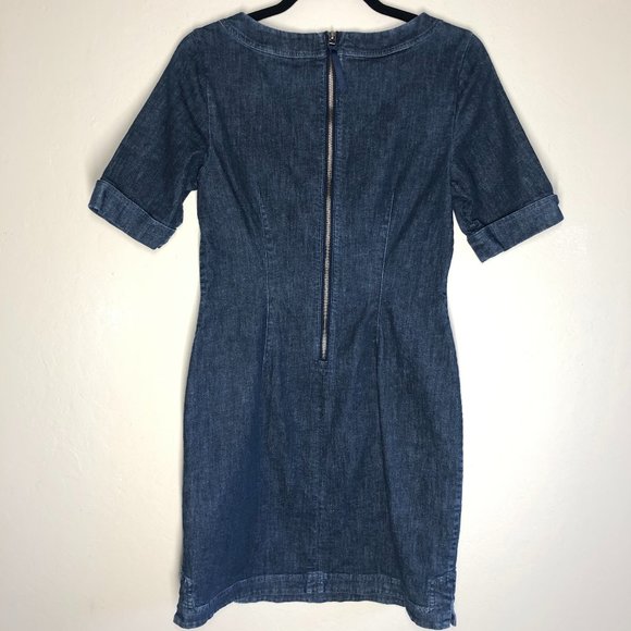 BODEN DENIM DRESS SIZE 10R - Picture 2 of 6